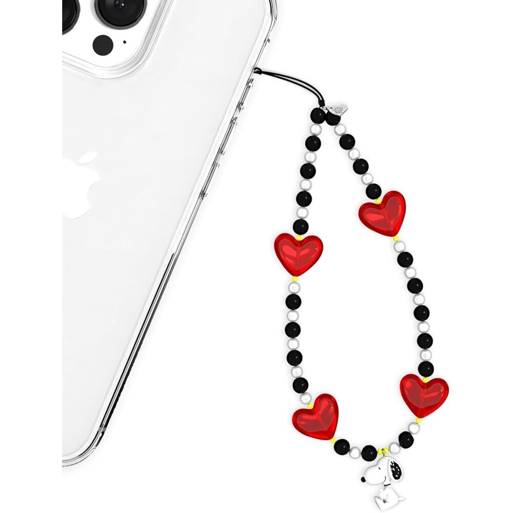 Phone Charm Wrist Strap Beaded Plastic Cord for All Phone Cases